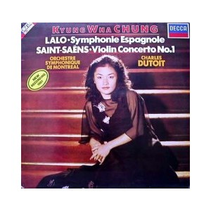 Kyung-Wha Chung / LALO;스페인교향곡,SAINT-SAENS;바이올린협주곡 제1번(몬트릴 심포니) DUTOIT / DIGITAL RECORDING