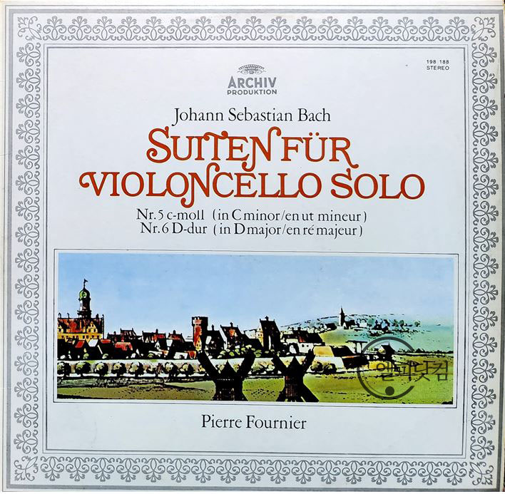 Pierre Fournier / Bach: Suiten fur Violoncello Solo, Nr.5 & 6 무반주 첼로 모음곡
