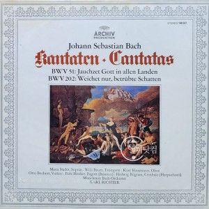 [미개봉] Karl Richter / Bach: Kantaten BWV 51 & 202