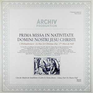 Pater Dr. Maurus Pfaff/Prima Missa In Nativitate Domini Nostri Jesu Christi