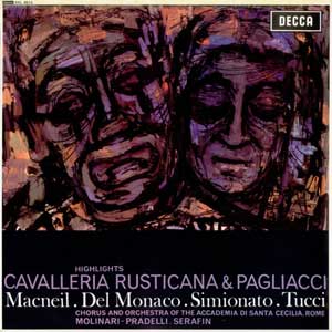 Francesco Molinari-Pradelli/Tullio Serafin/Mascagni: Cavalleria Rusticana/Leoncavallo: Pagliacci