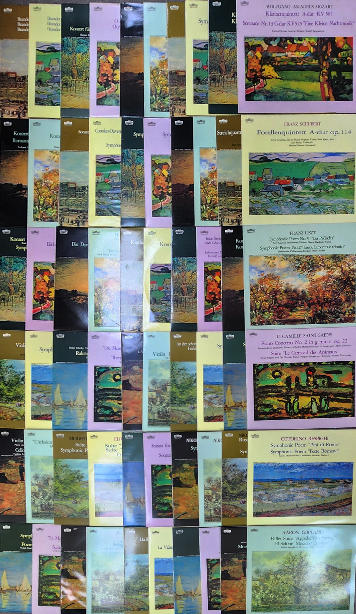 The Classic Library Of The Great Masters lp음반 60장