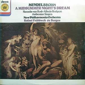 Rafael Fruhbeck De Burgos/Mendelssohn: A Midsummer Night's Dream